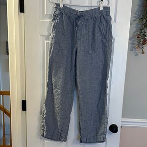 Athleta Retreat Linen wide leg pants